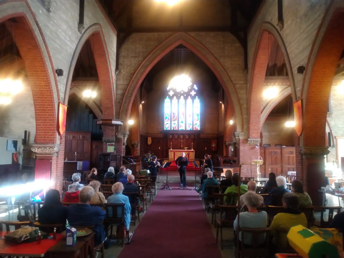 Live ensemble music has returned to our church! Today's recital is part of a day of events supporting <a href="/macmillancancer/">Macmillan Cancer Support</a>. Tea and cake afterwards, open until 3.
<a href="/CofEWinchester/">Diocese of Winchester</a>
@southampton2025