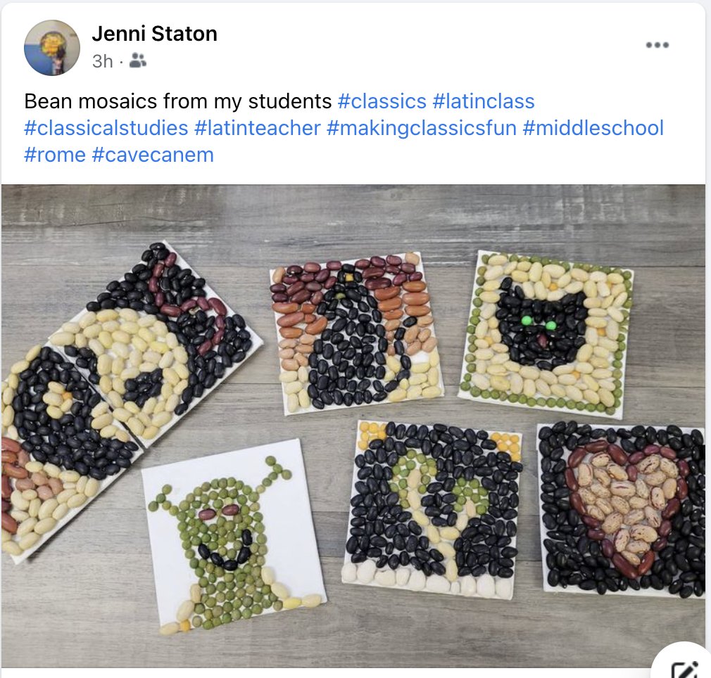 etclassics's tweet photo. Look at the #Mosaic project led by Magistra Stanton at West Shore Jr/Sr High! 
#middleschoollatin #Latinisfun https://t.co/dIufSs5LfH