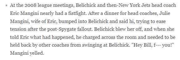 NFL_DovKleiman's tweet photo. Robert Kraft once called Belichick the "biggest f*cking asshole in my life."

The inexcusable Butler benching, A near fistfight with Eric Mangini, Belichick supporting Trump made players turn on him... lots of interesting stuff

More from @SethWickersham 

https://t.co/C0CFeTlKo6 https://t.co/FDOSjax2sc