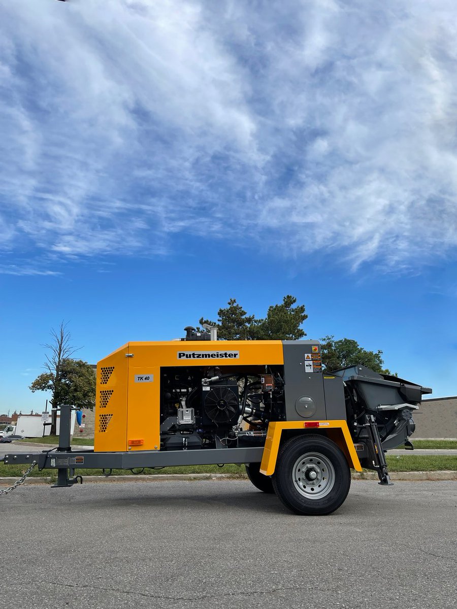 CanCreteEquip's tweet photo. Brand new Putzmeister Group #TK40 for Marathon Construction prepped and ready for any job they throw at it! Happy pumping!
#tk40 #putzmeister #CanCrete #MarathonConstruction #myputzmeister #concrete #linepump #concretepumpinglife #concretepumping #concreteconstruction https://t.co/owrUR4HCN8