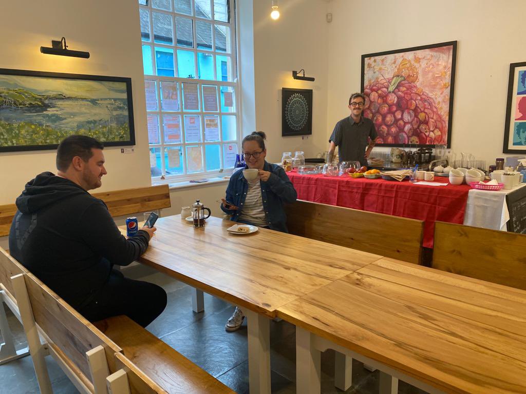 Our Pop-Up Cafe is back TODAY! 🍰

Pop in before 5pm for a cuppa and some cake 🫖🧁

#popupcafé #pembrokeshire #coffee #tea #cake