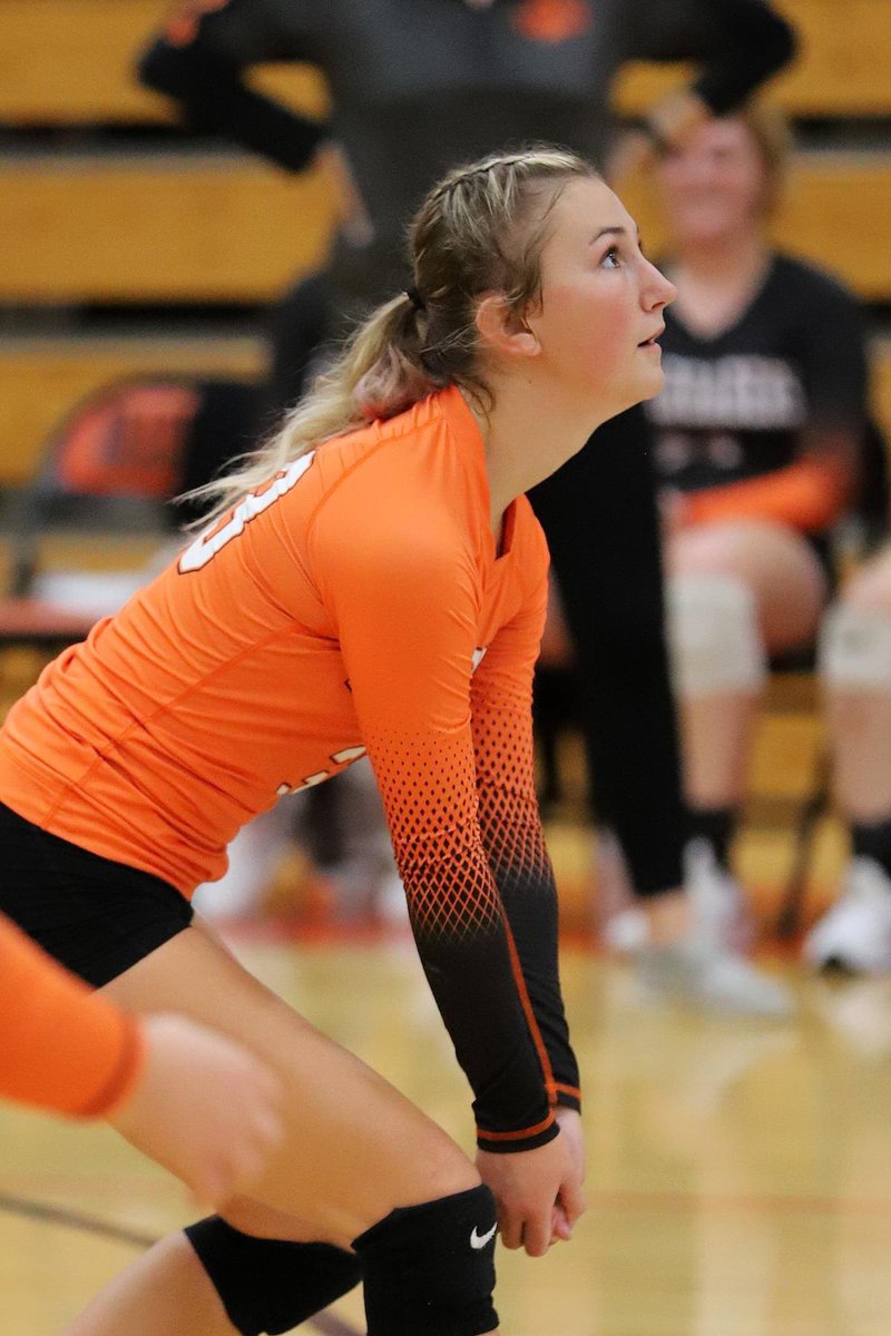 RoadersVolley's tweet photo. 🤍🧡🖤 ANNOUNCEMENT 🤍🧡🖤

Last night Rylee Canan broke her own single game digs record with 49. 

Congratulations Rylee! 

Keep up the hard work! https://t.co/sMytnDmo4z