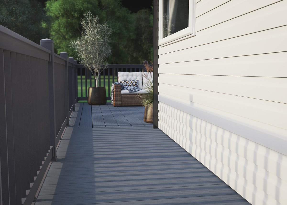 A few renders from a project for Dekboard - showing their range of uPVC decking. #CGI #archviz #3drender