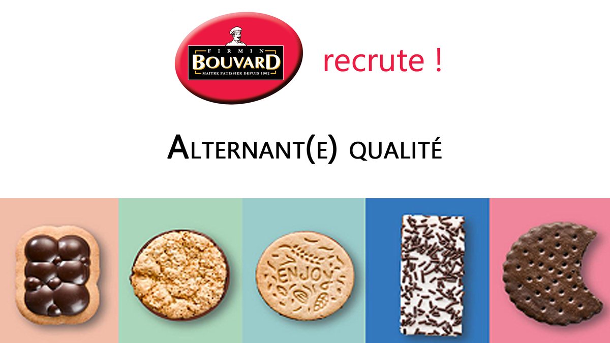 TechAlimentec's tweet photo. #offrealternance #qualitĂ© : #BiscuitsBOUVARD (01-CeyzĂ©riat) recherche son alternant(e) QualitĂ© pour 1 Ă 2 ans Ă pourvoir dĂšs maintenant ! đ©
⥠https://t.co/SZ8MfoAh4C https://t.co/j1PVv9qUUA