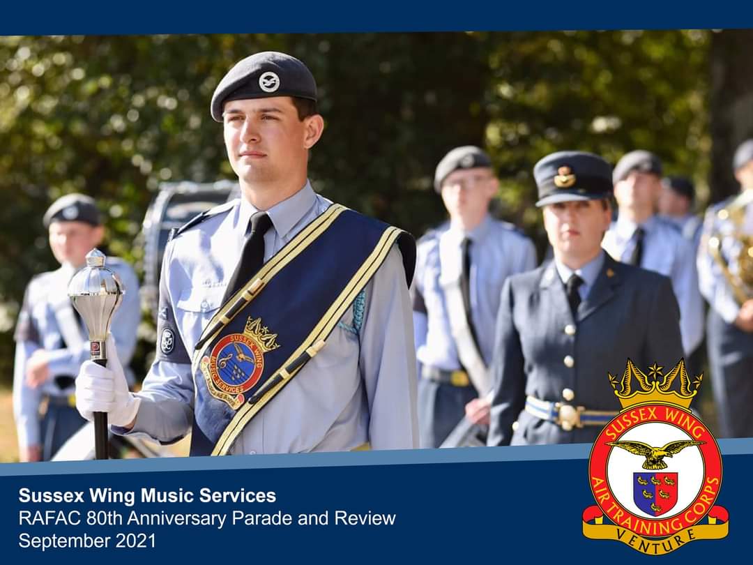 SussexWingMusic's tweet photo. Sussex Wing Marching Band at 80th Anniversary Activity Day and Parade
@aircadets @ComdtAC @RegComdtLASER @band_laser @aircadetslaser @SussexWing @RAFMusic @aircadetsmusic https://t.co/56DJ6GnuwJ