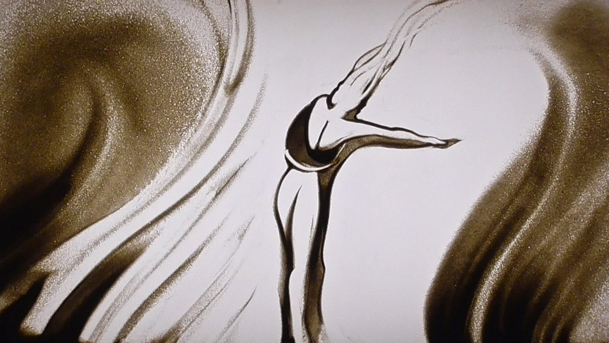 GunaMikelsone's tweet photo. Mazliet abstraktas romantikas 🌠💛
#Gaismēnas #SmilšuMāksla #Romantika

//

A little bit of abstract romance 🌠
#LightAndShadows #SandArt #Romance 

...
#Love #Art #Drawing #SandAnimation #Artist #GunaMikelsone #Māksliniece #Zīmējums #SmilšuAnimācija #Māksla #Mīlestība https://t.co/0dpsKW7l56
