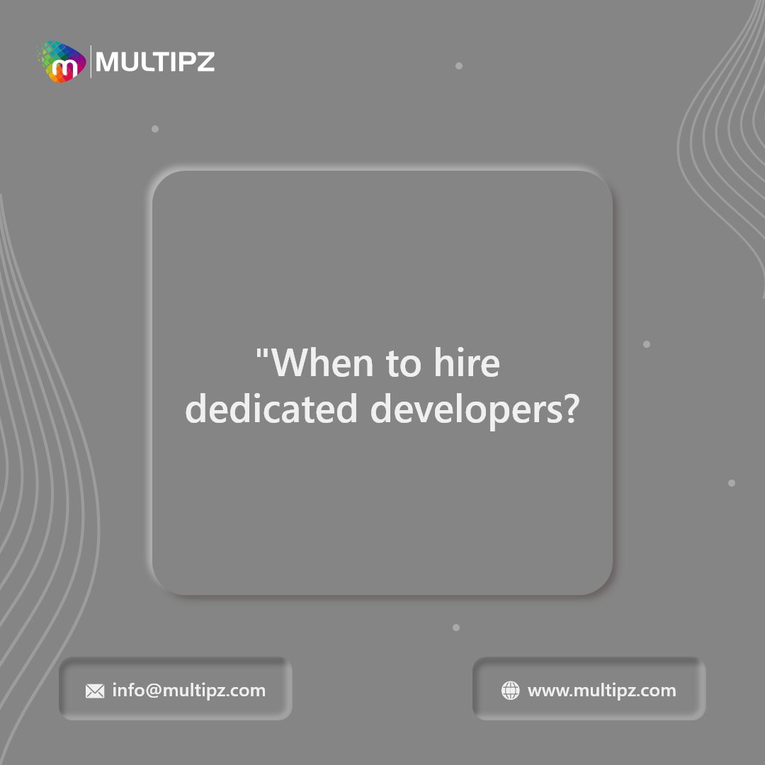 multipztech's tweet image. #Hiringdedicateddeveloper is a viable solution to reduce #softwaredevelopment costs. Right #remotedevelopers have all those things which you are looking for. So don&apos;t be hesitate, choose a smart #developer.

multipz.com/how-hiring-ded…

#dedicateddeveloper #hireremotedevelopers