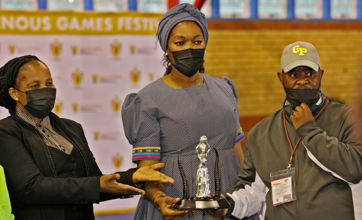SportArtsCultur's tweet photo. And it’s a wrap!

INDIGENOUS GAMES FESTIVAL 2021 champions are: 

1. KwaZulu-Natal Province
2. Western Cape Province
3. Gauteng Province

Will you be a part of the next Indigenous Games Festival? Play your  part and embrace the diverse intangible South African Cultural Heritage. https://t.co/nLUxjKk19G