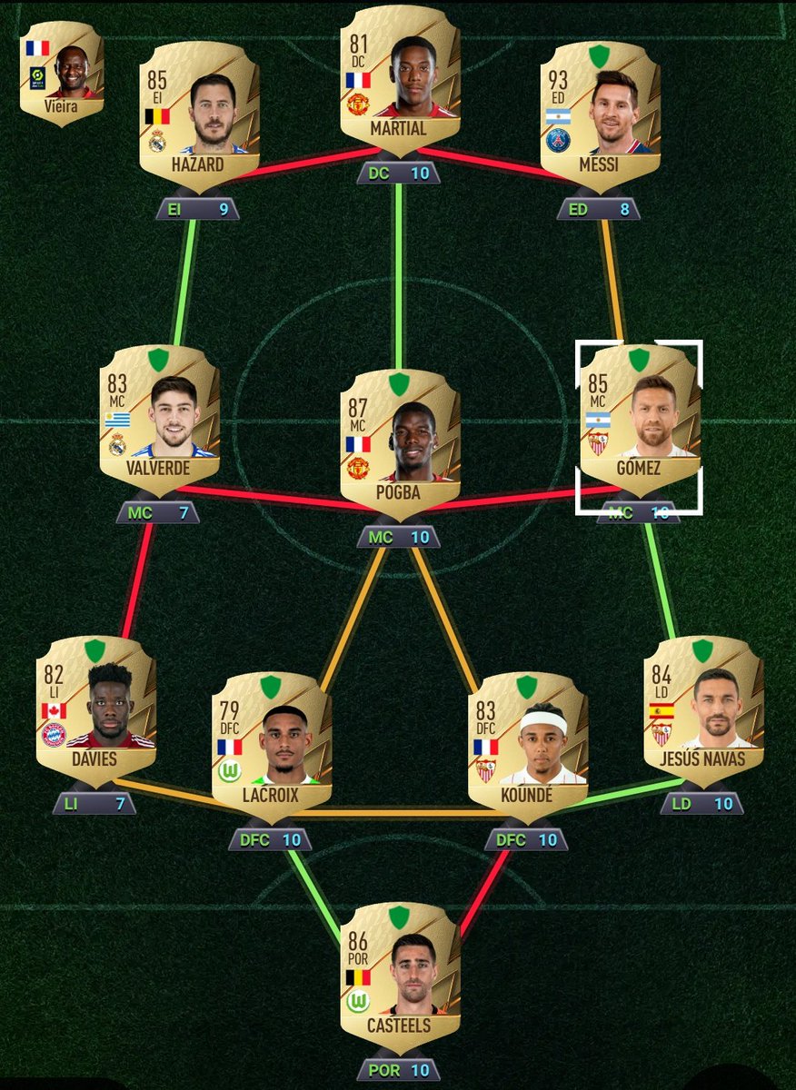 DChrome's tweet photo. @pabloalbarra_ @Rockstar__Spain Messi intransferible. Sí. Bueno, en realidad todos intrans menos Kounde y Hazard jeje https://t.co/VIizWYx0oG