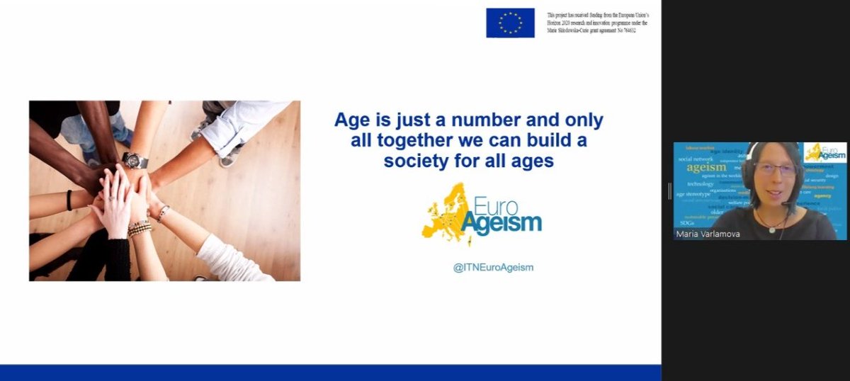 Testudinate's tweet photo. Honored to present @ITNEuroAgeism solutions for #ReducingAgeism: All ages are equal in their diversity and we need to make sure the enabling environment and opportunities are provided through all the stages of life course to everyone. Let's make small steps together! https://t.co/yzVRPksHSh