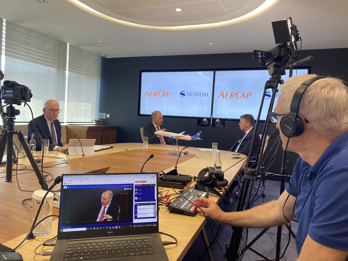 Live now on The Signium Interview with Aengus Kelly, CEO of AerCap app.livewebinar.com/165-119-410