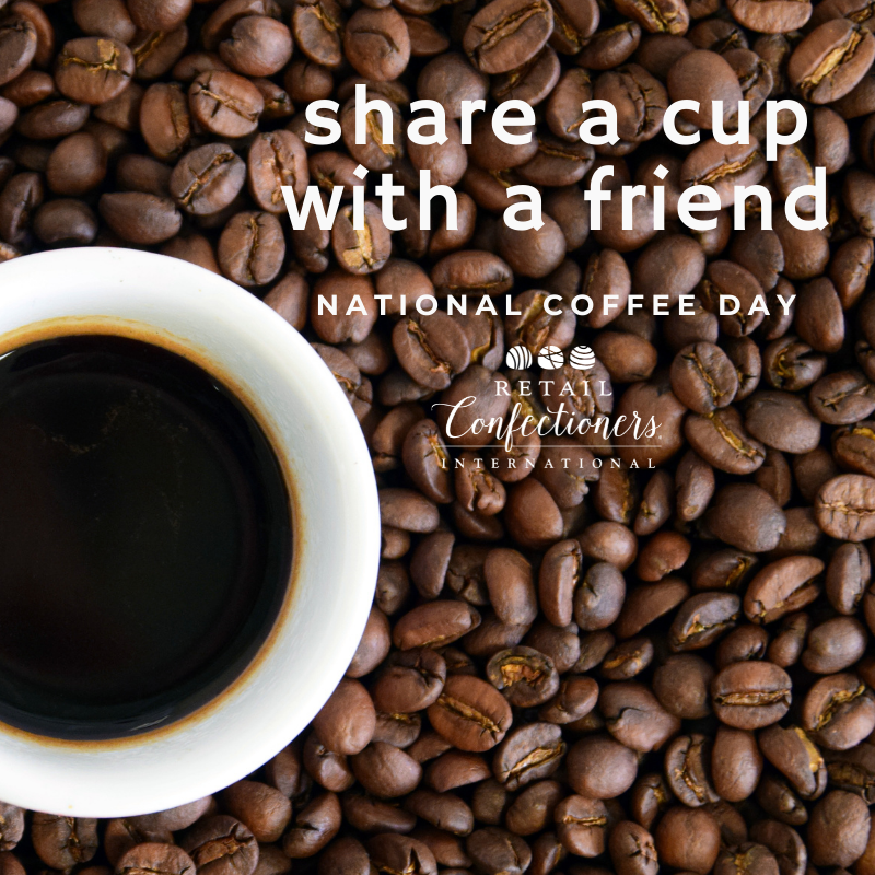 RCIchocolate's tweet photo. It's National Coffee Day. Share a cup and a chocolate with a friend. #retailconfectioners https://t.co/qx95jAtxIl