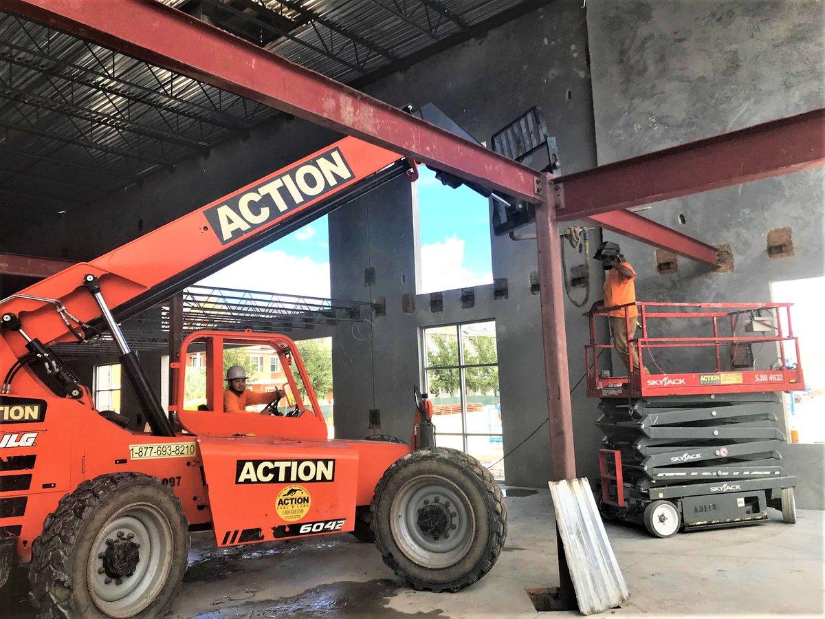 actionrents's tweet photo. Today's #ActionMan Fernando has #ACTION all over the current job site in #WinterSprings, FL!

#ActionEquipment #FloridaConstruction #EquipmentRentals #Construction #TakeAction #ConstructionEquipment https://t.co/vwfwL5rCM1