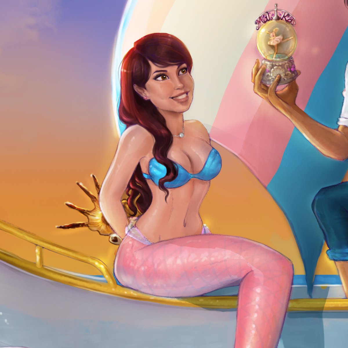 Deeropatra's tweet photo. My 2nd commission! This belongs to my beautiful bestie @malikamalouf 🤍 ⚧🌊🧜🏻‍♀️🛥🏳️‍⚧️

#mermaidart #digitalart #bevisible #transisbeautiful #disneyart #partofyourworld #transart #princeeric
#sailing #thelittlemermaid #disneyprincess #disney #LGBTQ https://t.co/h4MqucTxka