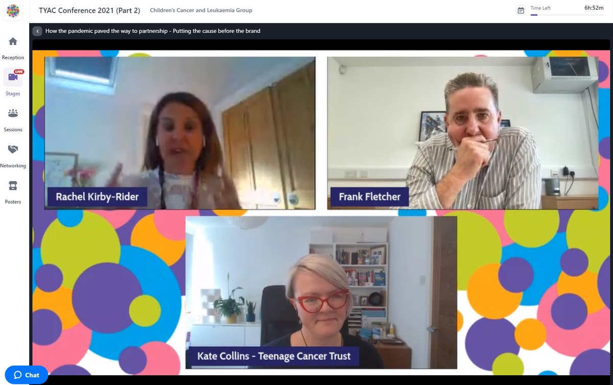 TYACancerPro's tweet photo. A warm welcome to our first speakers @RachelKirbyR @YLvsCancer, @KateCollinsUK @TeenageCancer and @frankfletcher @emctrust to talk about their partnership working to support young people with cancer during the pandemic #StrongerTogether #TYACConf21 https://t.co/OME6dxeA14