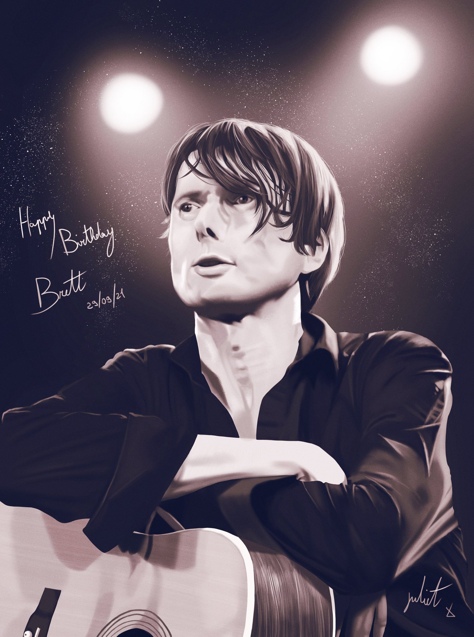 I managed to finish it at last

Happy Birthday Brett Anderson from  