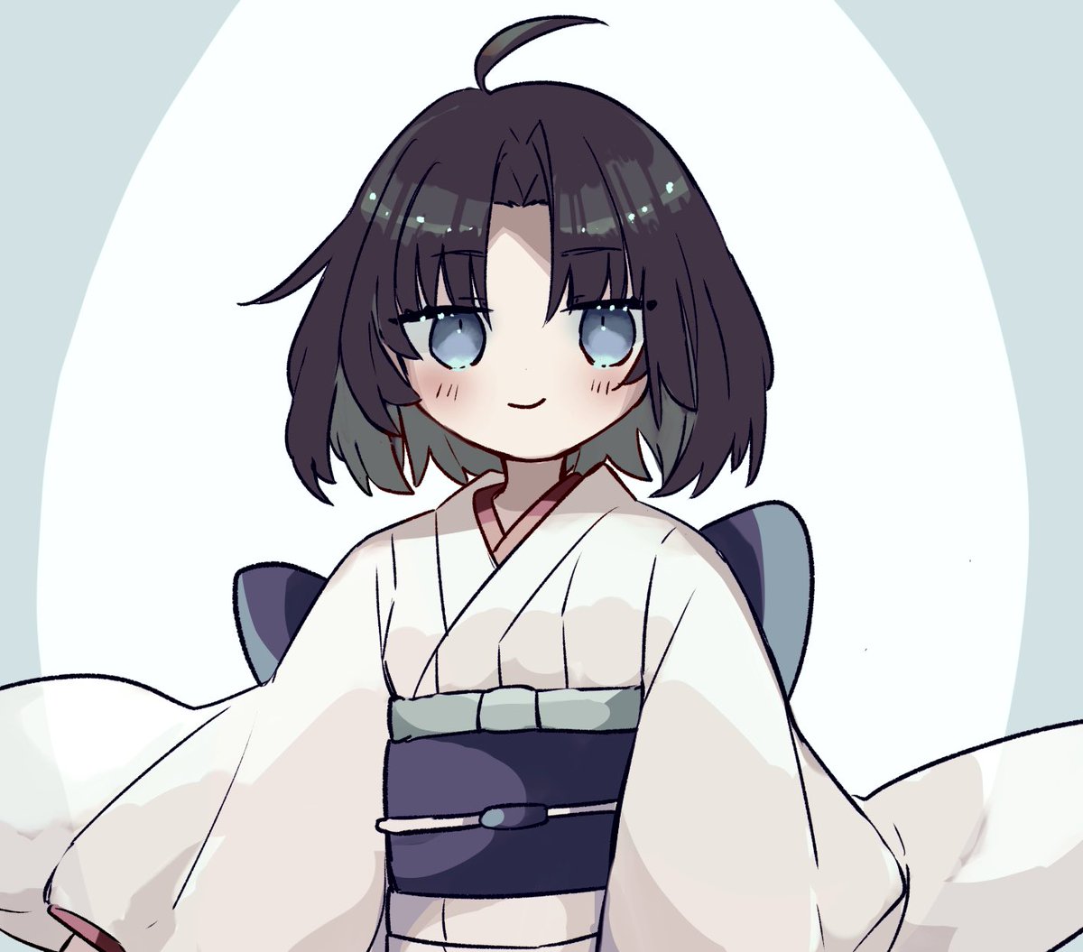 両儀式(空の境界) 「式ぴ 」|の・あみゅるのイラスト