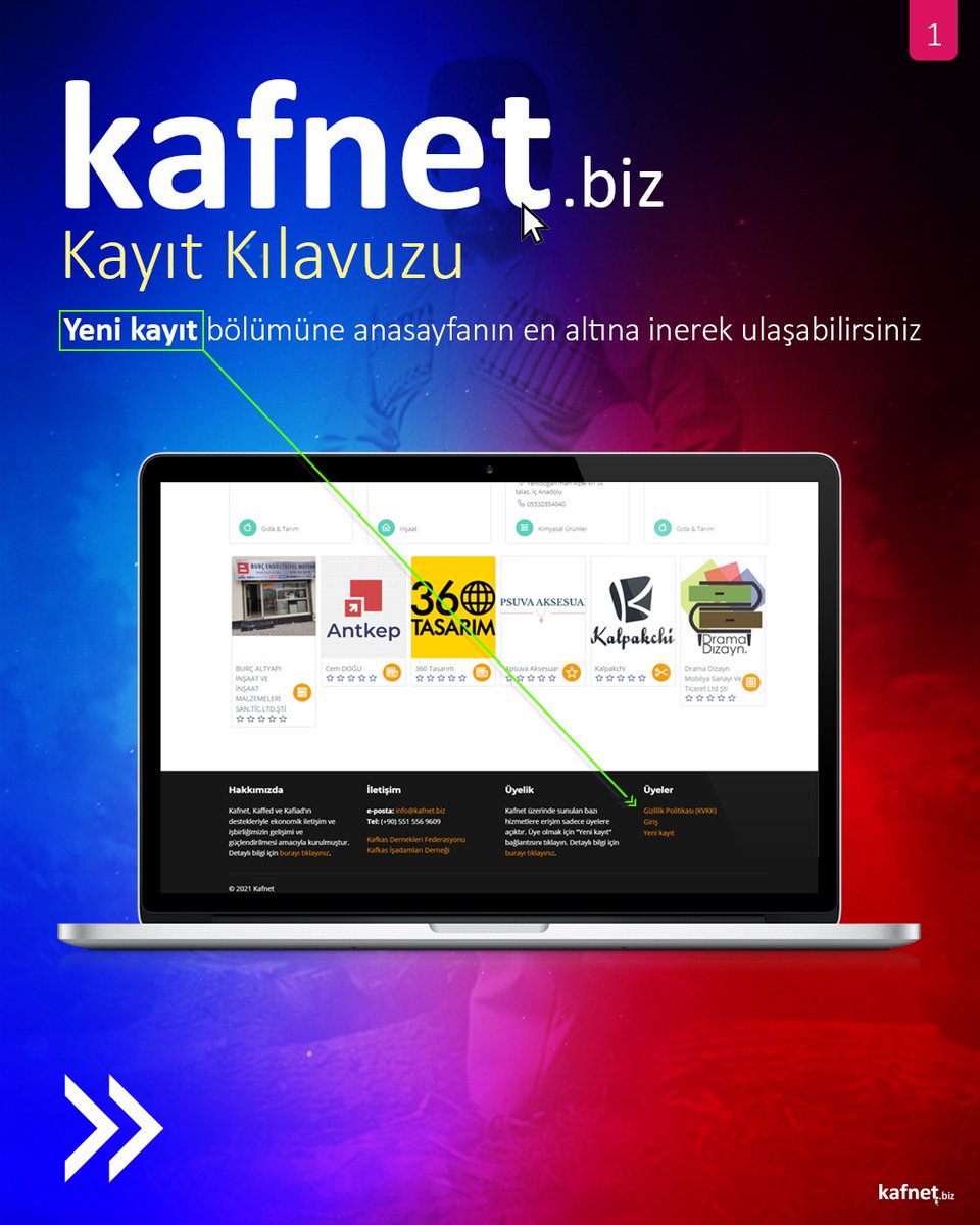 KAFFED's tweet photo. KAFFED ve KAFİAD desteğiyle hazırlanan Kafkas Girişim ve İşletme Ağı - https://t.co/N1tIu8xqMC portalına kayıt olun ve yeni ortaklıkları, yeni olanakları keşfedin.
https://t.co/4pB5pJqFlt
bizhttps://www.facebook.com/kafnet.caucasian.business.network
#KAFNET 
#KAFFED 
#KAFİAD https://t.co/EE3x27WSZb