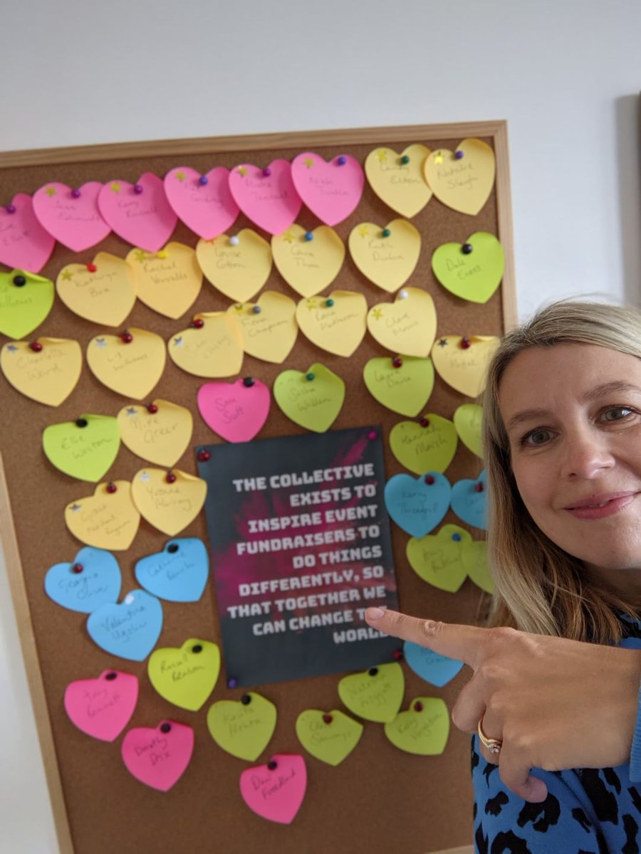 Every time a new member signs up to The Collective they get a heart post-it. To see so many awesome people (I mean you!) who want to do things differently so you can change the world. 🌍 
❤️🧡💛💚💙💜🖤🤍🤎
thecharityeventspecialists.com/join-the-colle… 
#Events #Fundraisers #fundraising #Charity