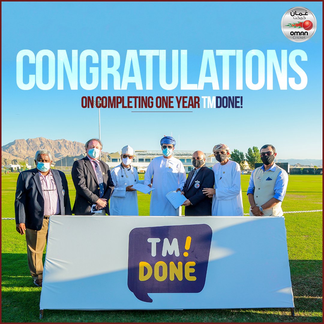 TheOmanCricket's tweet photo. Congratulations @TmDone on turning one today!🎊

We appreciate your contributions and support for developing women's cricket from the grassroots in Oman. We wish you continued success!🙌

@yasseralbarami @AsmaaAlMaraghi

#tmdone #deliveryapp #oneyearanniversary #oman #TeamOman https://t.co/5NQkloe50K