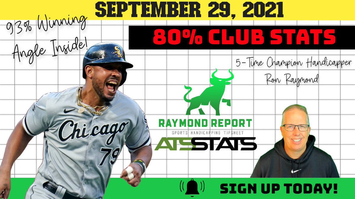 ATSstats's tweet photo. Top 10 Baseball Betting Trends For Wednesday, September 29th, 2021 #baseballpicks #baseballtrends #espn #FOXSPORTS #mlbtrends #sportsbetting
https://t.co/zt9x4BYQAT https://t.co/Oi4lwfsLik