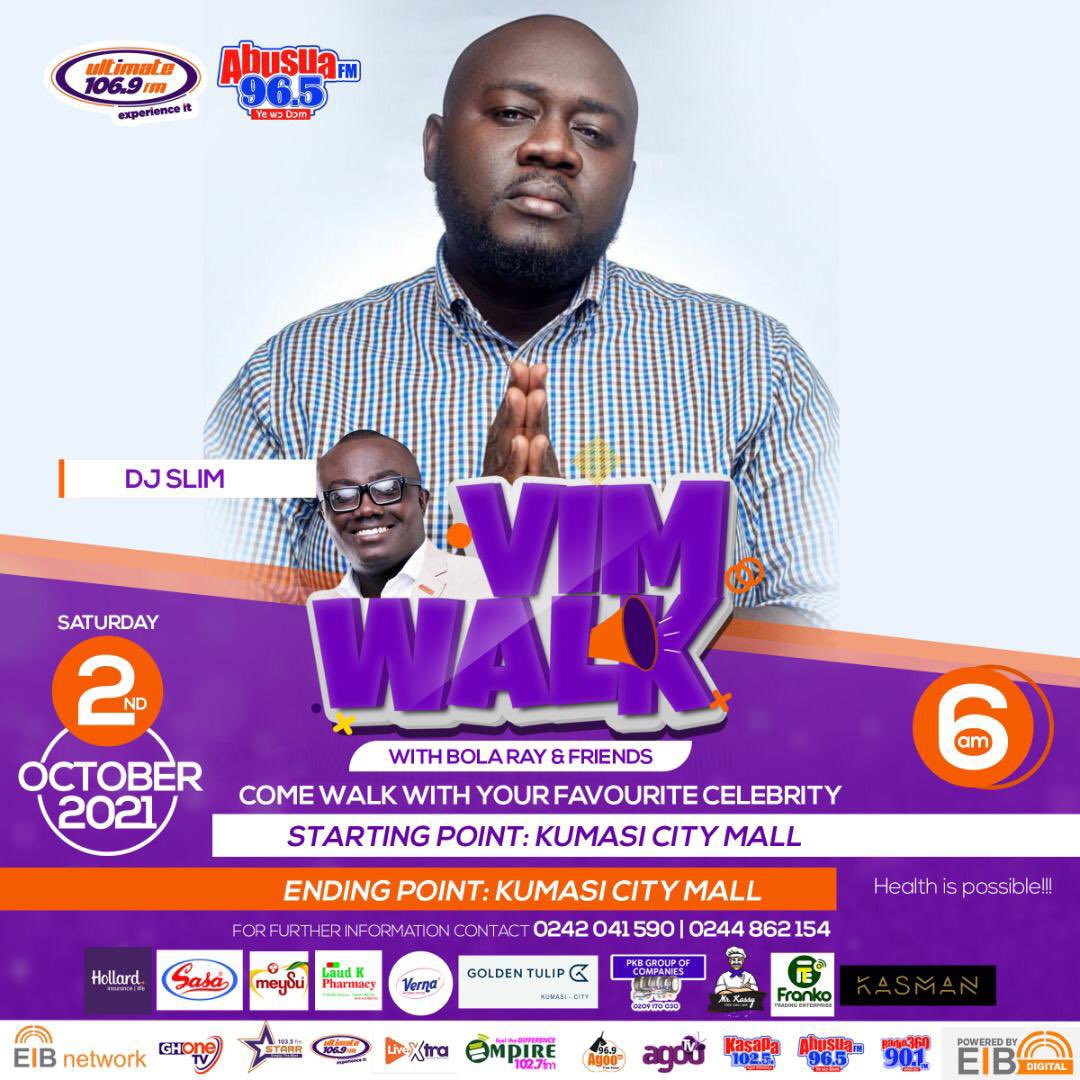 Apiigy's tweet photo. 3days to go!
Fam This Saturday as we walk with Chairman Bola Ray & Friends to improve and maintain our health, we also doing it to support little Nkunim. So let’s all come in our numbers and walk with Vim cos is possible 😊
Powered by UltimateFm
#VimWalkWithBola
#pphypecrew https://t.co/6WDi4SHXXl