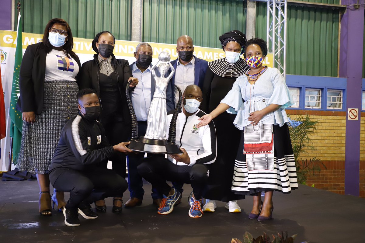 KZNDSRSA's tweet photo. Team KZN has done it again.🎉 🥳 . KwaZulu-Natal are the National Champions of the 2021 National Indigenous Games Festival for the 10th time in a row. Congratulations Team KZN for the 10th back to back win.
#ActiveandwinningKZN https://t.co/OCyAmbFpLU