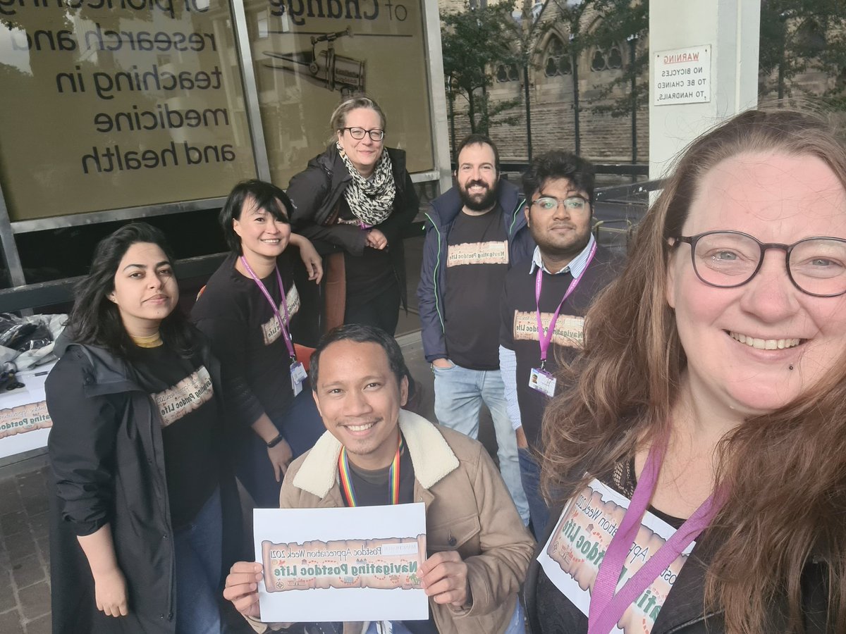 Manchester PAW organised event finally here! Remember to send in  your own #ScavengerHunt #teamphoto and other photos to win prizes! #LovePostdocs #NPAW2021 #BestTeamPhoto