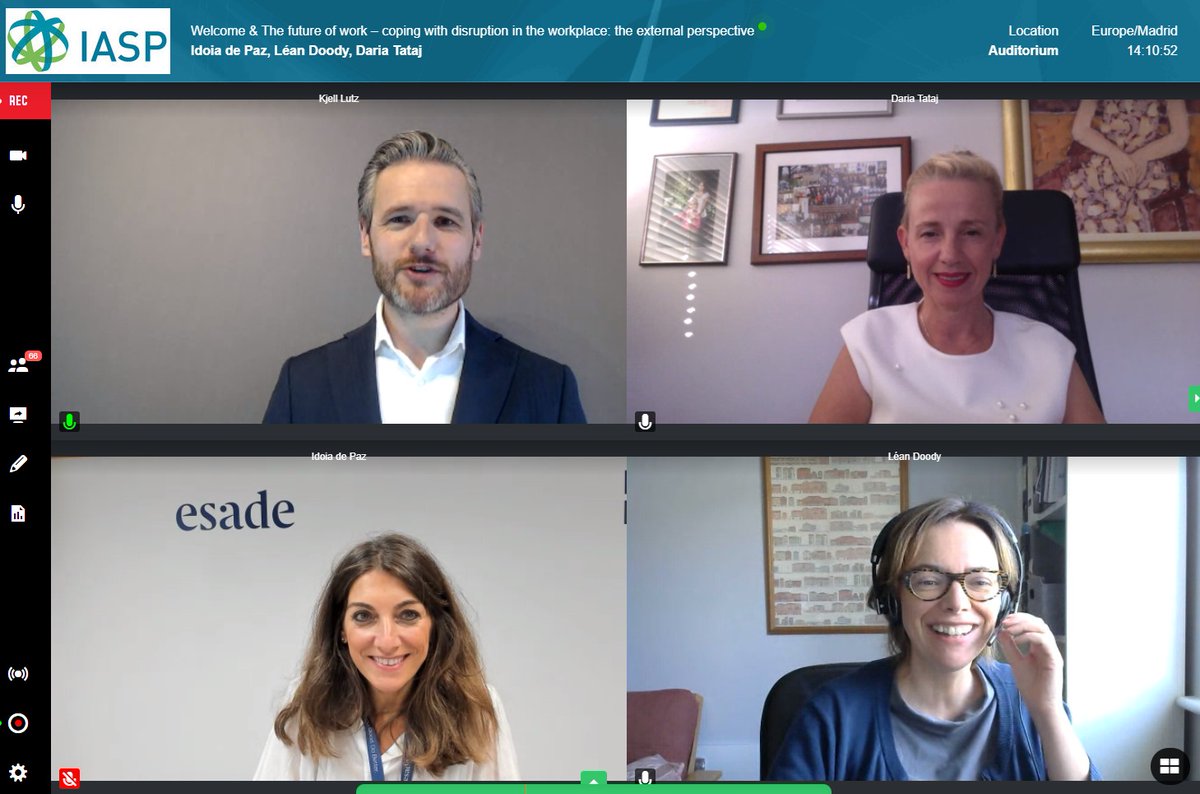 Physical space is still important in a digital world because we are humans! We need a good interface between physical and digital workplaces, and more spaces to collaborate with others in a way remote working doesn't offer, agree panelists on #futureofwork at #IASPvirtual