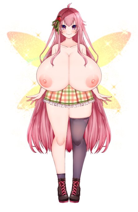 いちかちゃん(@fairy__ichika)の新しい立ち絵を描かせて頂きました～!🤗🤗
お下着もどエロいよ…❤️ 