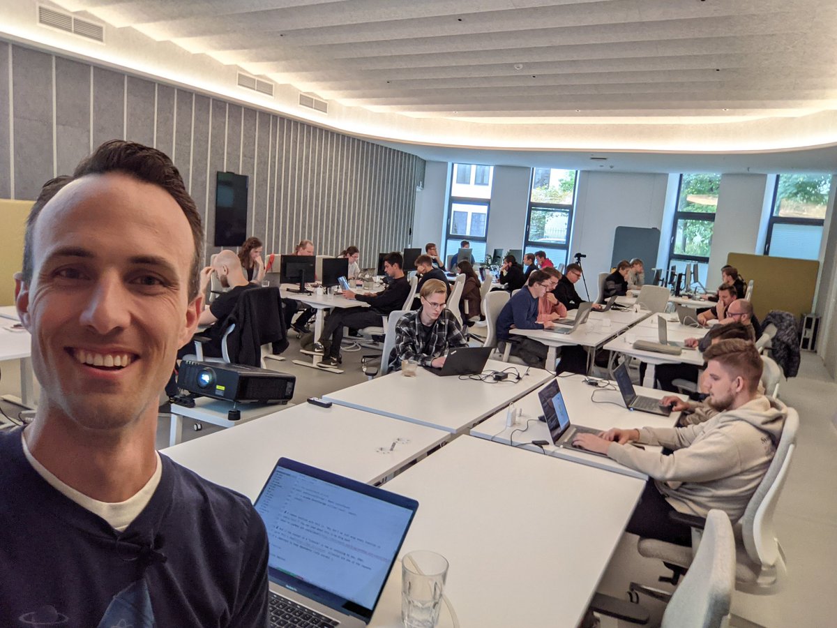 kentcdodds's tweet photo. Workshoping at @WixEng 🎉

Advanced React Hooks today and Testing React Apps tomorrow ⚛️ https://t.co/U0DKRSNDAx