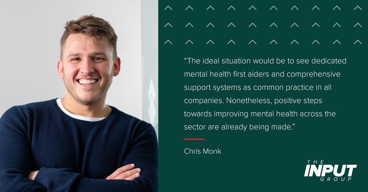 theinputgroup's tweet photo. #MentalHealth is incredibly important to us at #TheInputGroup and should be a vital part of #healthandsafety training and procedures. Read what our MD Chris has to say at: https://t.co/KQxnQf4PX6
#DesignBuildMaintain #SafeAgileTrusted https://t.co/Kemo2vB1eS