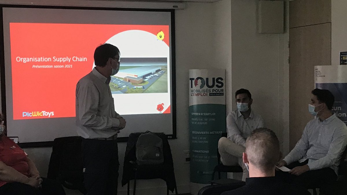 #TousMobilisés 
🙏#PICWICTOYS de nous avoir confié le recrutement de vos 50 préparateurs de commandes.
4 sessions de recrutement programmées au #Poleemploi Armentières.
 2 sessions de recrutement => 20 profils retenus. 🔝
<a href="/bbourgot/">Bénédicte BOURGOT</a> <a href="/MSavary_PE/">Murielle Savary</a>