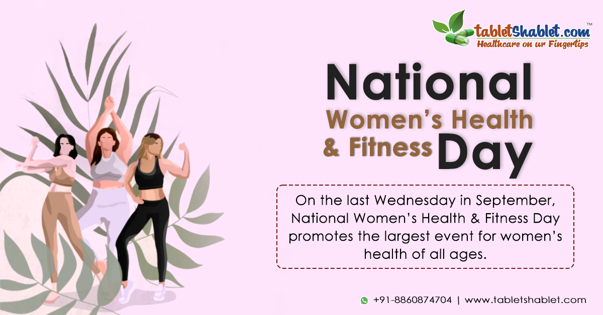 TabletShablet's tweet photo. National Women’s Health & Fitness Day.👩🏃🤼♀️🏋️♀️⛹️♀️
#womenshealthcare
Source: National Day Calendar
#healthcare #HealthyLife #womenshealth #women #tabletshablet #medicine #onlineshopping https://t.co/3auedfDRl5