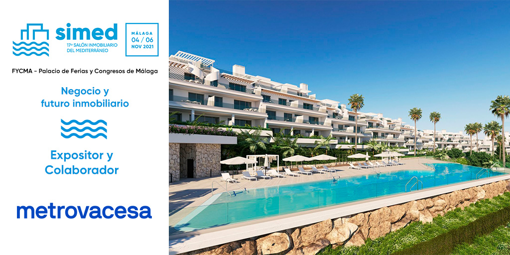 SimedMalaga's tweet photo. 🔊 @metrovacesa, promotora inmobiliaria de obra nueva, nos acompañará en la próxima edición de #simedMLG, Salón Inmobiliario del Mediterráneo como expositor y colaborador del evento. También participará en el #PrimeHomesSummit 👉 https://t.co/k4JOOKOHX1 | 4-6 NOV en @Fycma. https://t.co/fNUIVGO7yr