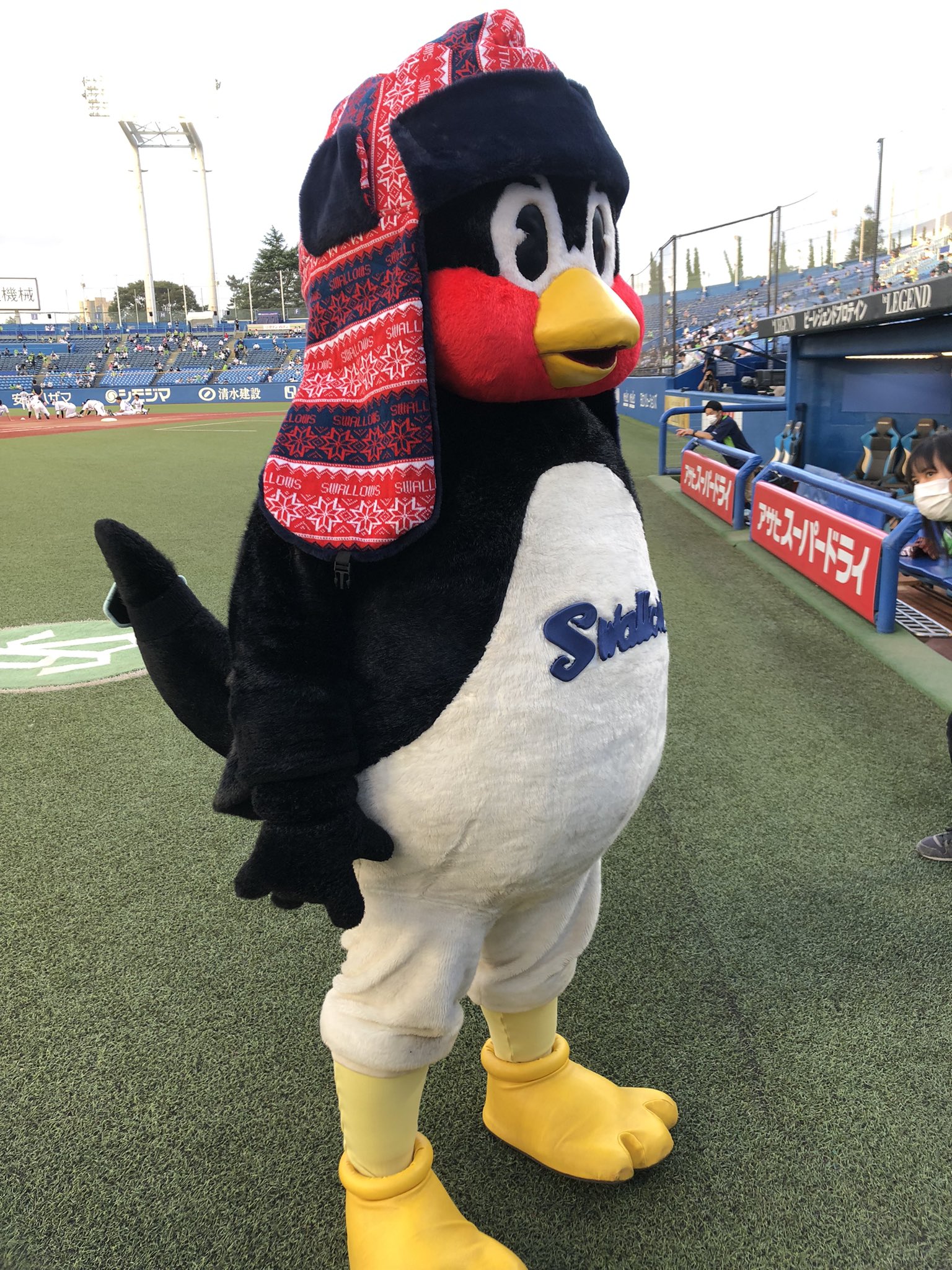 東京ヤクルトスワローズ アメコミ キャップ ペットボトルカバー つば九郎 東京スワローズ アメコミ キャップ ペットボトルカバー つば九郎