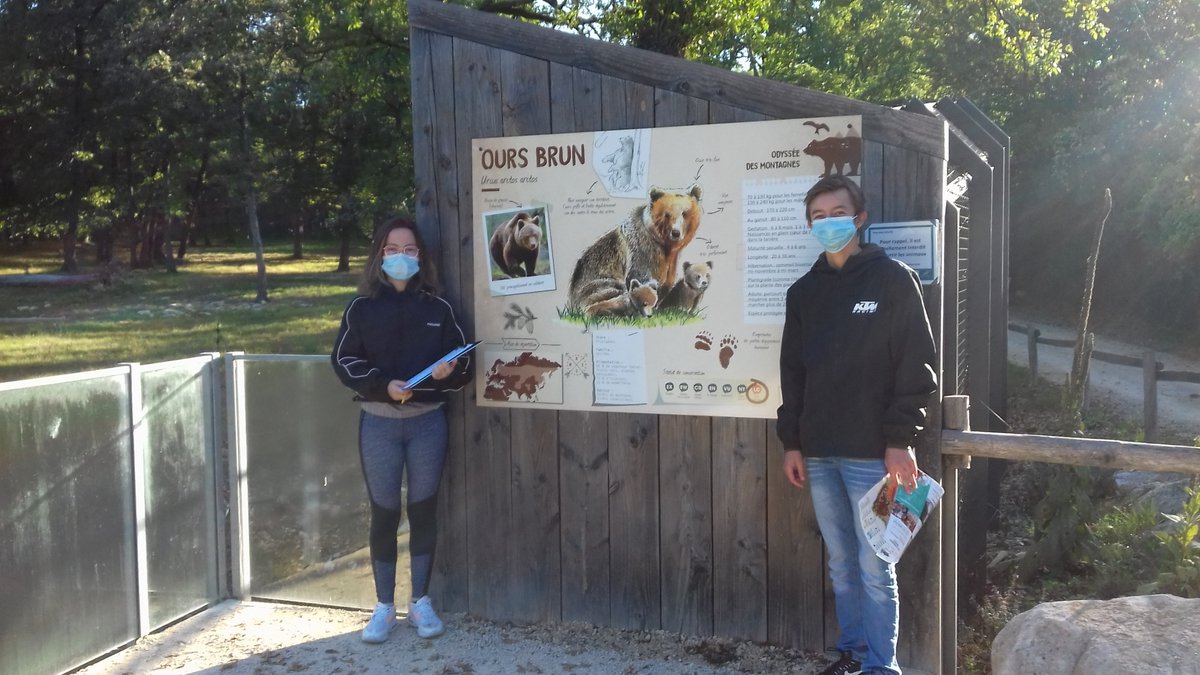 MfrMarais's tweet photo. #MFRMARAISPOITEVIN 
1er atelier à zoodyssée pour le groupe soigneurs de la classe de 2nd CGEA. Le thème abordé : histoire et missions des parcs. https://t.co/m8bcieawqM