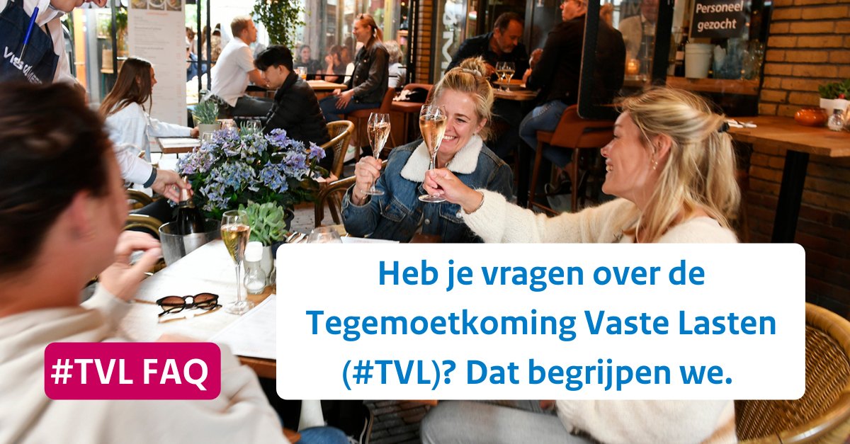 Heb je vragen over de Tegemoetkoming Vaste Lasten (#TVL)? Dat begrijpen we.

De meest voorkomende vragen met antwoorden vind je hier:
↪️ bit.ly/39JmijY