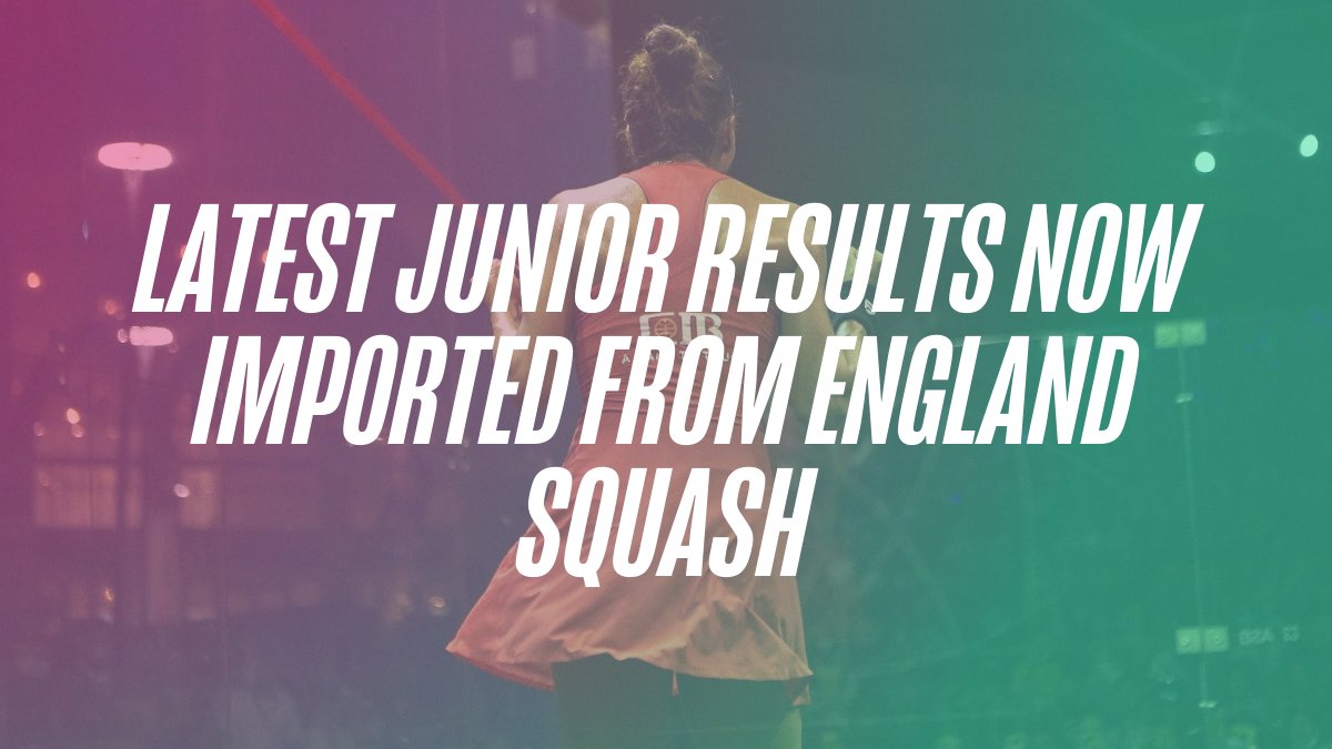 SquashLevels's tweet image. The latest junior results from @englandsr have now been uploaded on the SquashLevels system. Login to see who’s up and who’s down...

👉 bit.ly/ESJuniorR  

#knowyourlevel