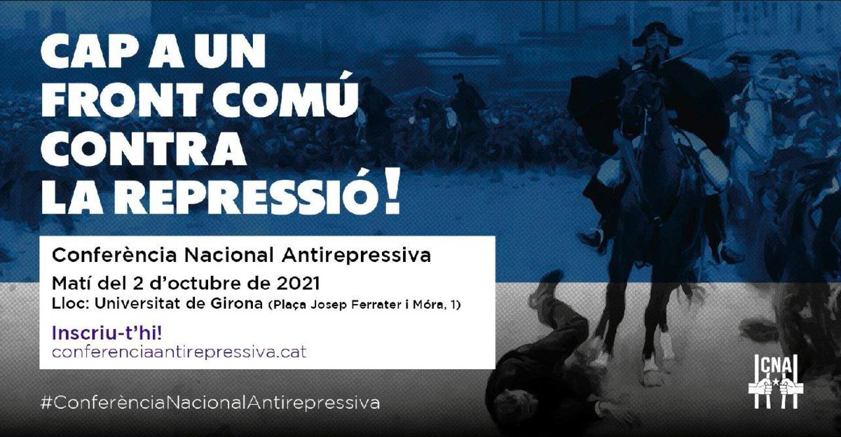 psicolegsanc's tweet photo. #LluitemiGuanyem Actes 2 d'Octubre 2021
Conferència Nacional Antirepressiva. Universitat de Girtona. Psicòlegs per la independencia hi participa! https://t.co/VIfGTLLhpX https://t.co/FqfgwWxmi7
