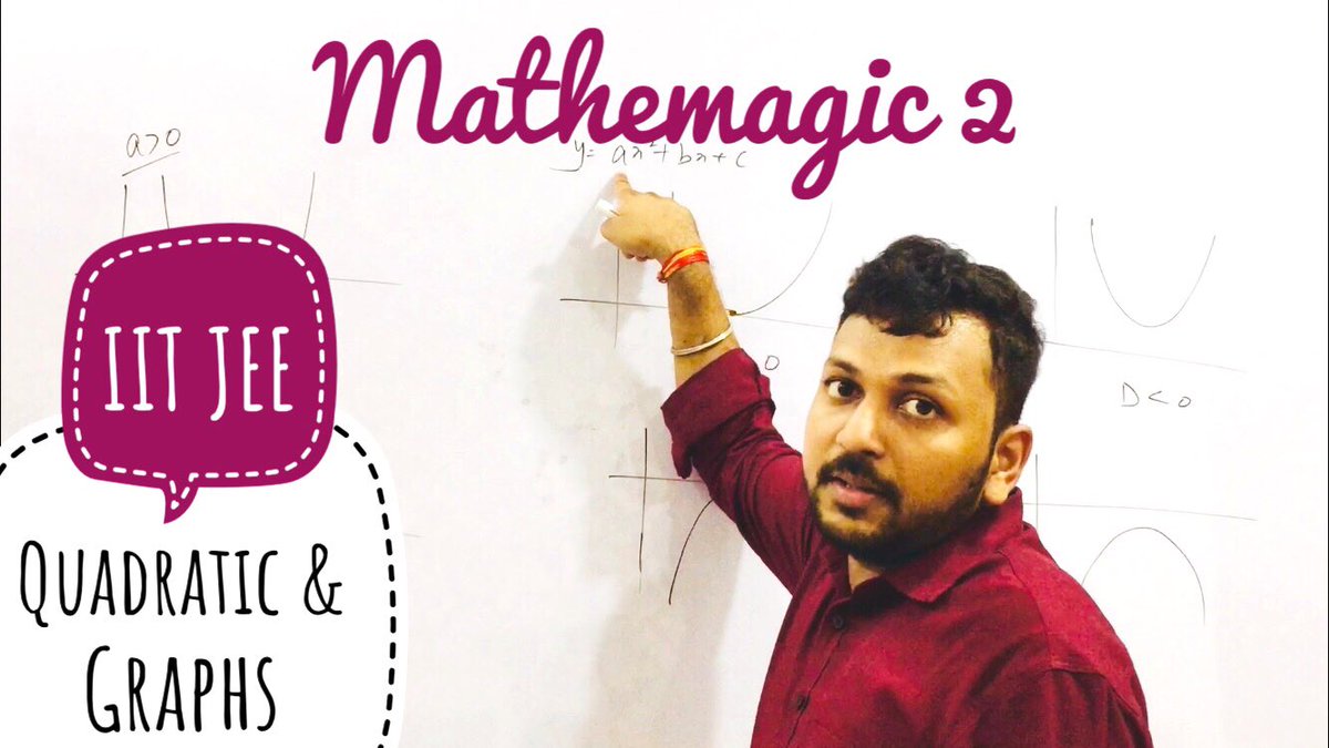 SatnaraAcademy's tweet photo. Mathemagic 2 | Quadratic & Graphs | IIT JEE Mains & Advanced
https://t.co/F2EwvGWKan
#graphs #kinematicsgraphs #functionsandgraphs #transformationofgraphs #kinematicsgraphsClass11 #graphofafunction #graphsforjee #kinematicsgraphsiitjee #playwithgraphs #graphsforiitjee https://t.co/mKuuCt0Yut