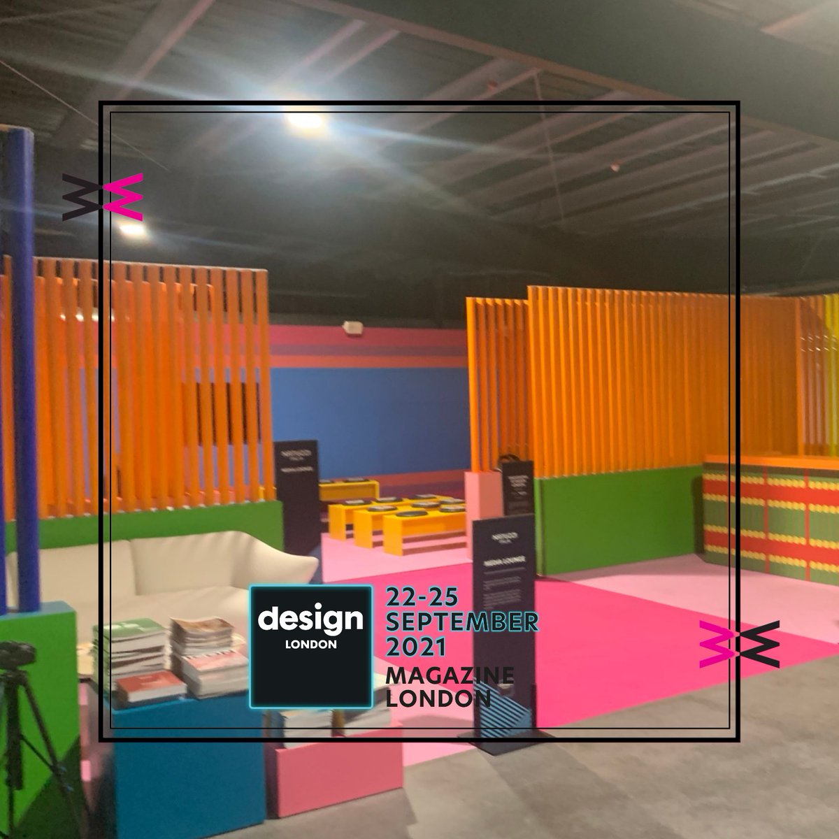 Waysmeansevents's tweet photo. A week ago we opened @designlondon a rebrand of 100% Design in a new venue @magazine_ldn a burst of colour after a dreary year!
Thanks #projx @ILSops @keyboardgraphics
#design #events #eventprofs #exhibitions #eventplanning #operations #teamops #opsdontstop #covidsafeevents https://t.co/xMndFwzpZ9
