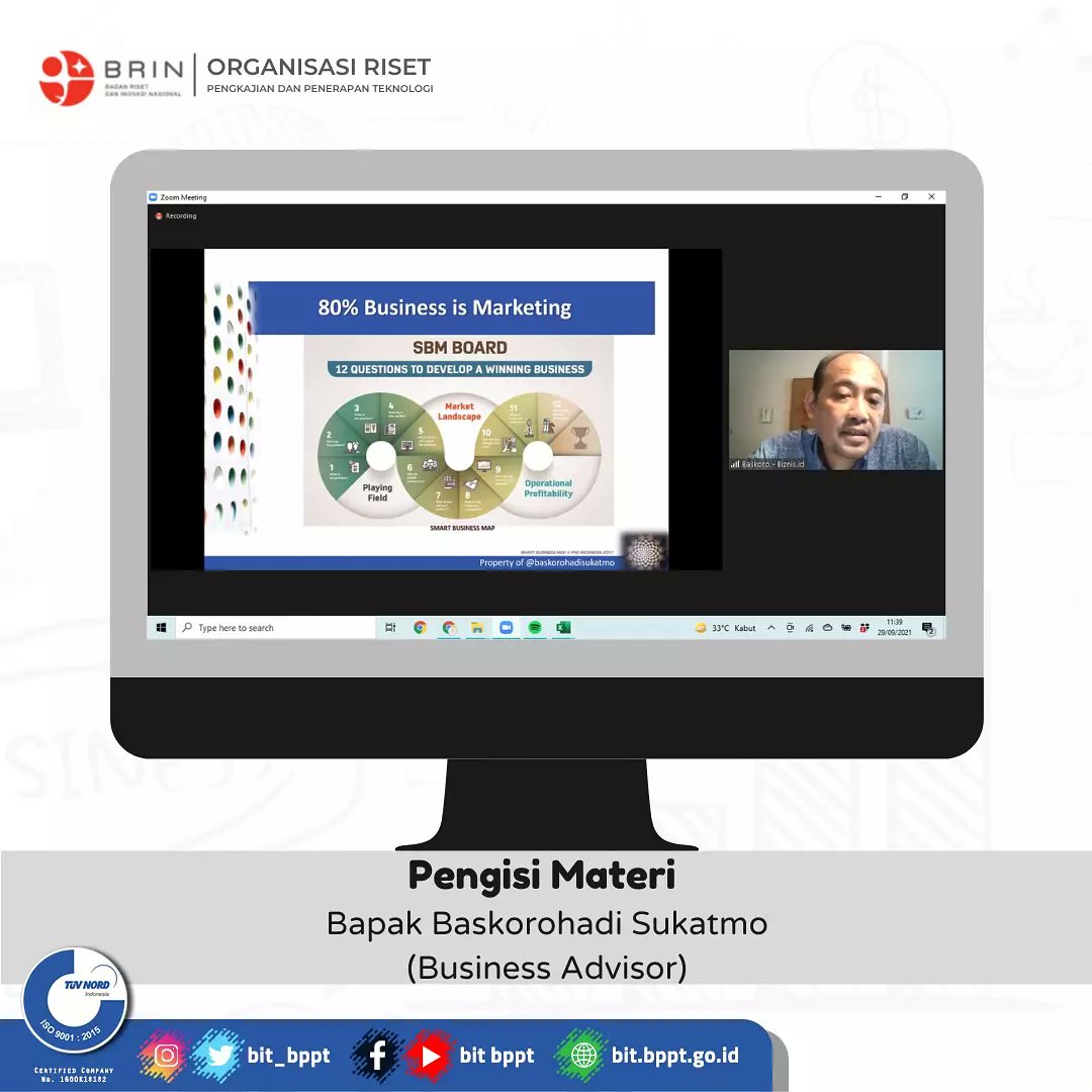 bit_bppt's tweet image. Selain itu, terdapat pula sesi coaching yang diberikan kepada beberapa tenant BIT.

Penasaran kan dengan kegiatan yang ada di BIT? Yuk, stay tune di Twitter kami.

#bit_bppt #BRIN #inkubasibisnisteknologi #inkubatorbisnis #startup #umkm #fgd #MBKM