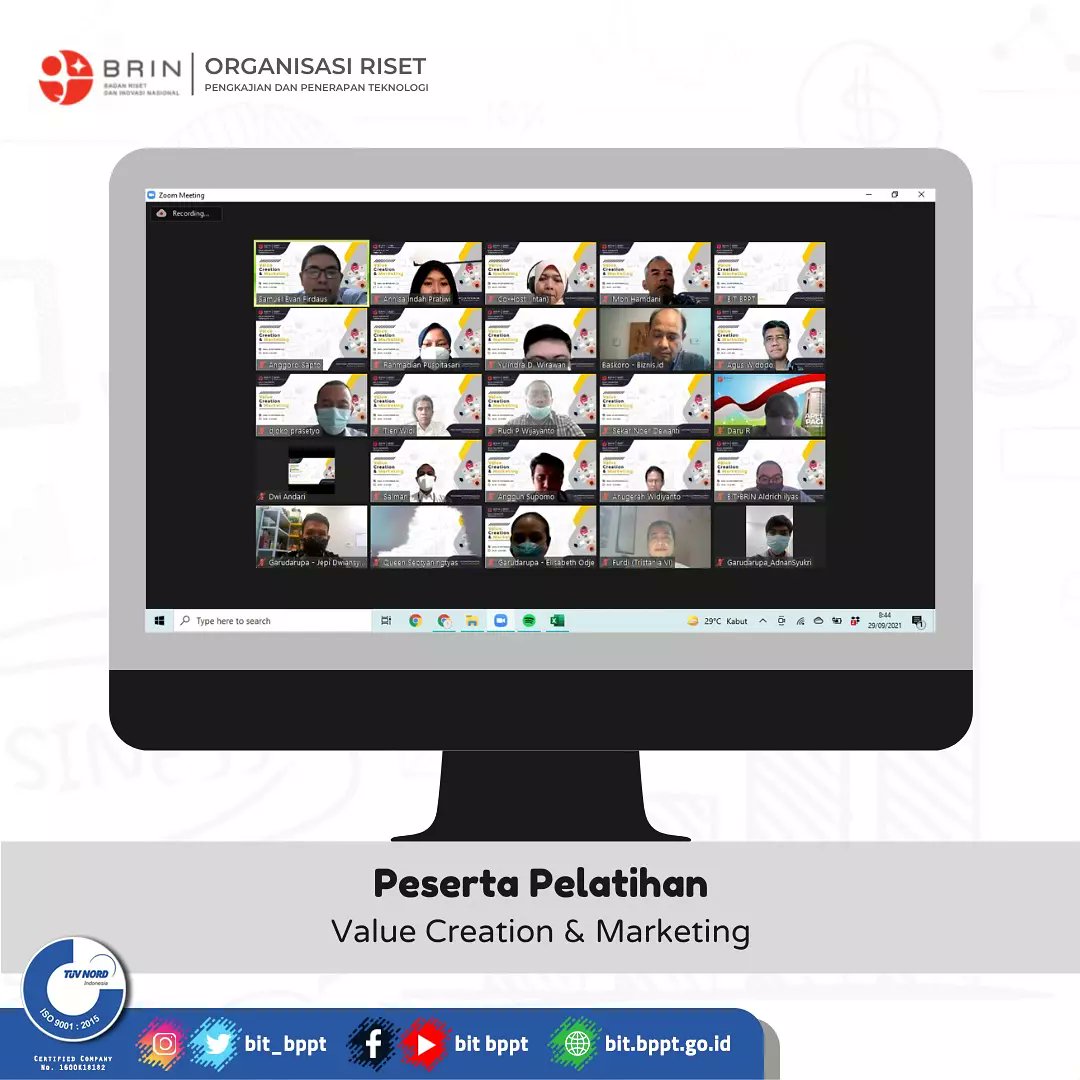 bit_bppt's tweet image. Selain itu, terdapat pula sesi coaching yang diberikan kepada beberapa tenant BIT.

Penasaran kan dengan kegiatan yang ada di BIT? Yuk, stay tune di Twitter kami.

#bit_bppt #BRIN #inkubasibisnisteknologi #inkubatorbisnis #startup #umkm #fgd #MBKM