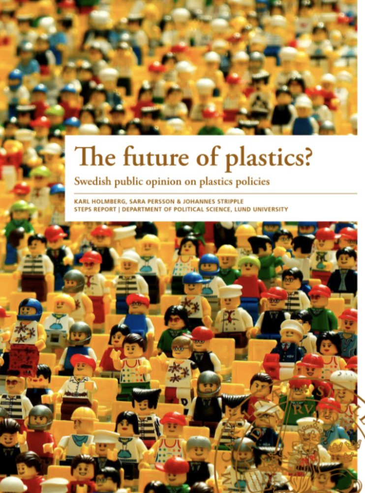 It is now a golden opportunity to regulate plastics in Sweden, a new opinion survey from @stepsmistra shows. Message to policy makers: Don't be afraid to enforce stricter policies!

Read the report & press release: steps-mistra.se/news/highlight…

@MortensenEU @EUEnvironment @BbcClimate