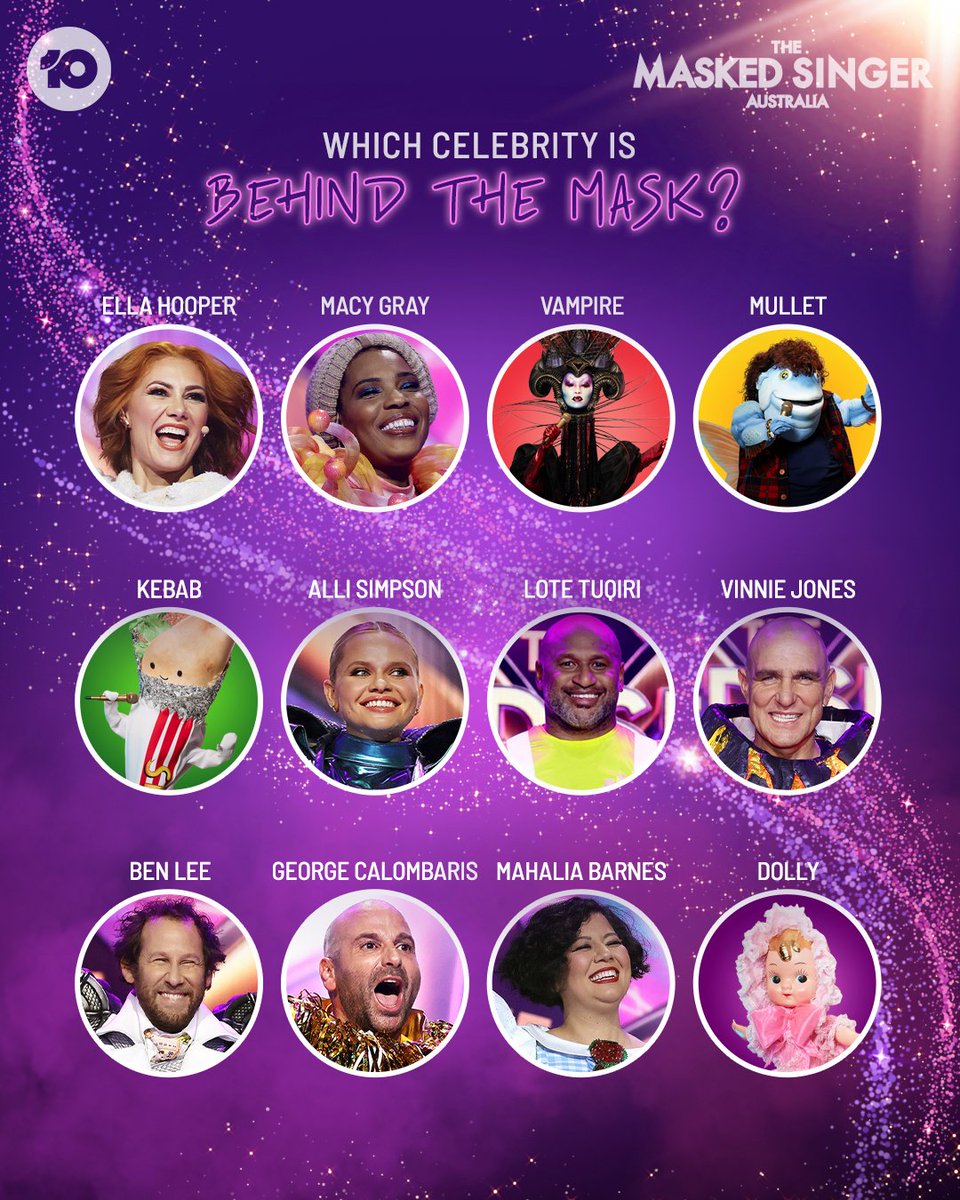 The Masked Australia on Twitter: "How are your sweep stakes going? Can guess remaining celebs are? #MaskedSingerAU https://t.co/yxMTht2ULb" / Twitter