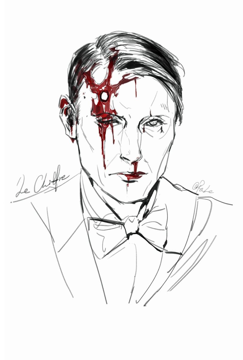人上课，就会摸♨️
⚠️流血/Bleeding‼️ Le Chiffre (OOC