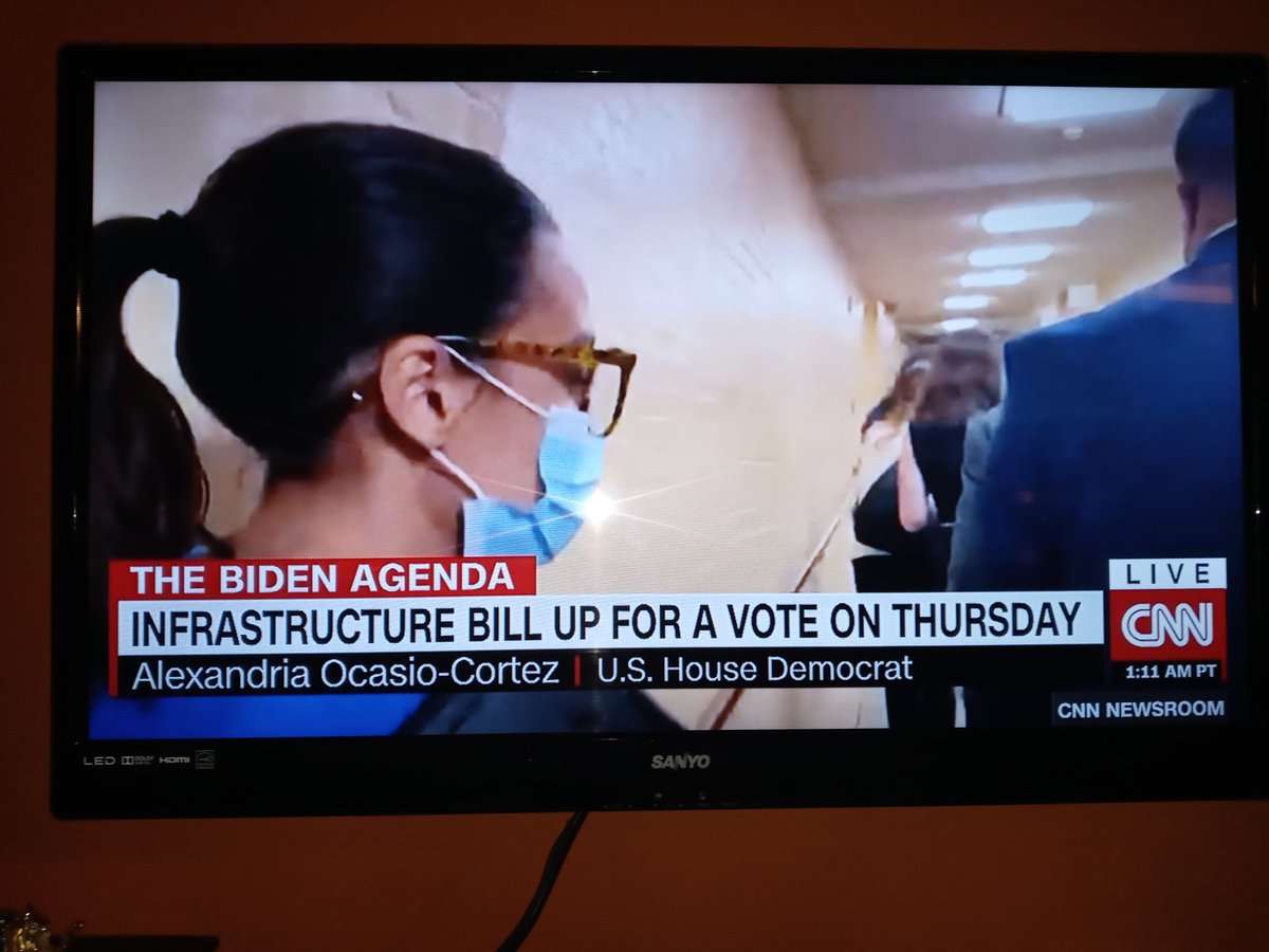 BonesMitch's tweet photo. @AOC 
Stop causing problems, you talk about blocking the infrastructure bill. We really need that, Im from your District and I guarantee you that we will have you REMOVED, I REPEAT REMOVED if you keep up your shenanigans. IT'S NOT ABOUT YOU, it's about US the American citizens. https://t.co/26oJdvEFdC
