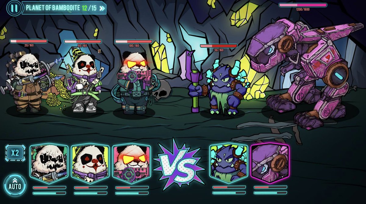 0xbsun's tweet photo. Rumble Kongs was started as a pfp with the promise of a P2E game, with no concept screenshots mind you.

@Paladin_Pandas already has a vision and concept art of the game, the art is infinitely slicker, you think it won't match the floor? anon c'mon. https://t.co/YK5kNaVM1Q