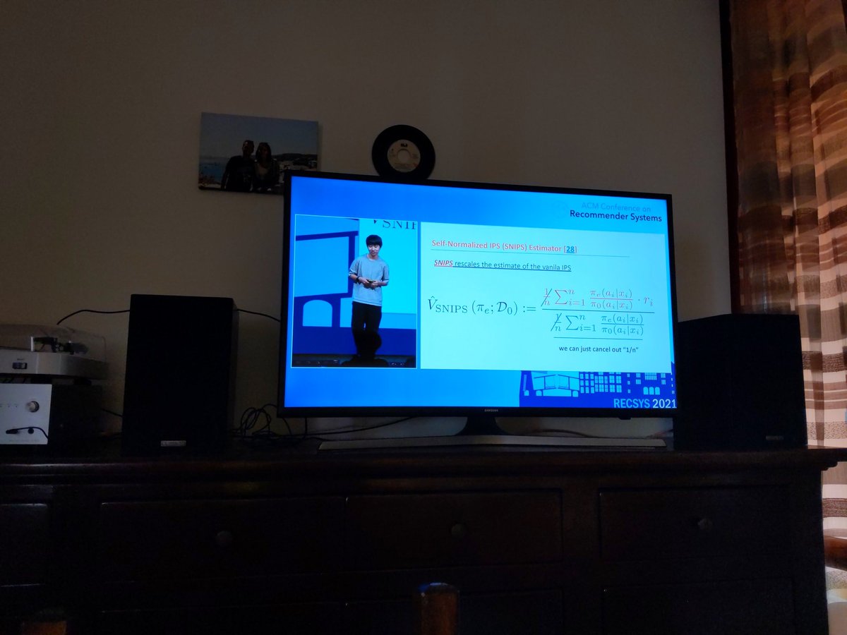 Latest <a href="/netflix/">Netflix</a> series? No! Tutorial on Counterfactual Learning and Evaluation by <a href="/thorstenjoachim/">Thorsten Joachims</a> and <a href="/usait0/">usaito</a> at #RecSys2021 .
Again the best virtual conference so far. So much looking forward to meeting everyone in person again soon!